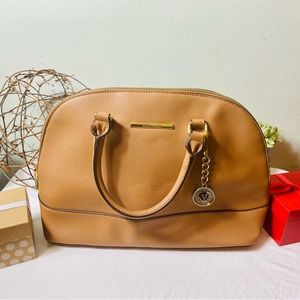 Tan handbag